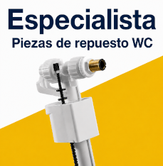 Especialista sanitario, piezas de repuesto WC